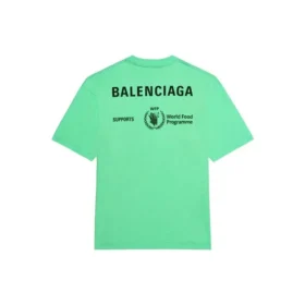 Camiseta Balenciaga x WFP, corte mediano «Green» 612966THV844162