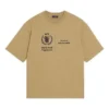 Camiseta Balenciaga x WFP, corte mediano, «Khaki» 612966THV849605