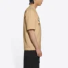 Camiseta Balenciaga x WFP, corte mediano, «Khaki» 612966THV849605