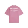 Camiseta Balenciaga x WFP, corte mediano «Rosa» 612966THV845621