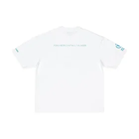Camiseta Balenciaga x WFP, corte mediano «White» 612966TMVL29086