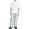Camiseta Balenciaga x WFP, corte mediano «White» 612966TMVL29086