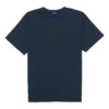Camiseta BB de punto entrelazado lavada y de talla grande «Azul marino y negro» 583214TFV658060