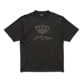 Camiseta BB Motel de corte mediano «Negro» 764235TQVK91083