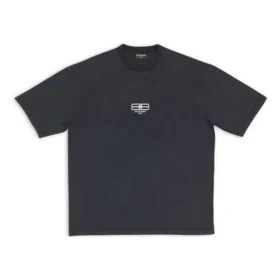 Camiseta BB Paris Icon, corte mediano «Negro y blanco» 612966TMVG79034