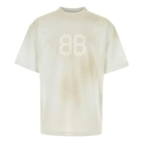 Camiseta BB Paris Strass, corte mediano, «Dirty White» 739784TOVU69012