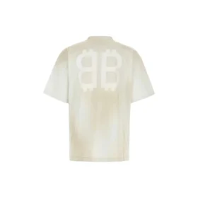 Camiseta BB Paris Strass, corte mediano, «Dirty White» 739784TOVU69012