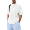 Camiseta BB Paris Strass, corte mediano, «Dirty White» 739784TOVU69012