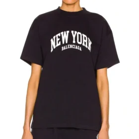 Camiseta Cities New York, corte mediano «Dark Blue» 612965TLVM23967