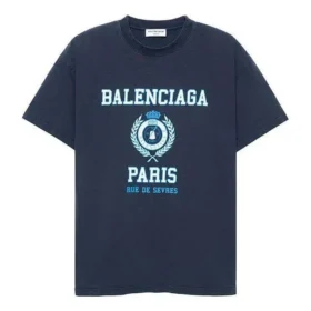 Camiseta College 1917 de corte mediano «Azul» 612965TMV954140