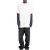 Camiseta con aberturas Oversized «White» 761460TPVD49000