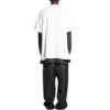 Camiseta con aberturas Oversized «White» 761460TPVD49000