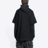 Camiseta con capucha de manga larga doble Slime «Negro» 681029TLVF11069
