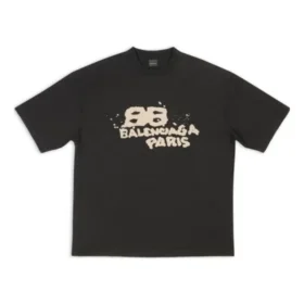 Camiseta con ícono BB Icon dibujado a mano, corte mediano, «Negro» 612966TNVN41059