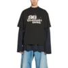 Camiseta con ícono BB Icon dibujado a mano, corte mediano, «Negro» 612966TNVN41059