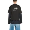 Camiseta con ícono BB Icon dibujado a mano, corte mediano, «Negro» 612966TNVN41059