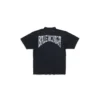 Camiseta con diseño dibujado a mano, corte mediano «Black Faded» 764235TPVU41569