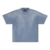 Camiseta con espalda al aire, corte mediano «Azul y blanco» 764235TPVK14313