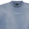 Camiseta con espalda al aire, corte mediano «Azul y blanco» 764235TPVK14313