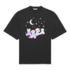 Camiseta con estampado Love Bear de la colección SS21, color negro 641532TJVI11000