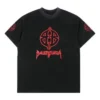 Camiseta con estarcido metálico BB «Negro Rojo» 764235TPVI21568