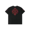 Camiseta con estarcido metálico BB «Negro Rojo» 764235TPVI21568