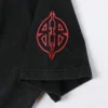 Camiseta con estarcido metálico BB «Negro Rojo» 764235TPVI21568