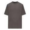 Camiseta con etiqueta de cuidado, corte mediano «Gris Negro» 724514TNVL91219
