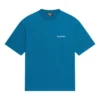 Camiseta con logotipo, corte mediano «Azul» 612966TLVB99567