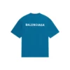 Camiseta con logotipo, corte mediano «Azul» 612966TLVB99567