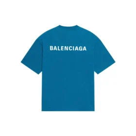 Camiseta con logotipo, corte mediano «Azul» 612966TLVB99567