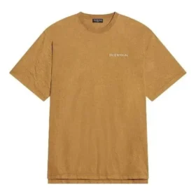 Camiseta con logotipo, corte mediano, «Beige» 612966TLVB39504