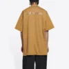Camiseta con logotipo, corte mediano, «Beige» 612966TLVB39504