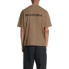 Camiseta con logotipo, corte mediano «Beige» 612966TMVF47761