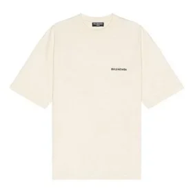 Camiseta con logotipo, corte mediano «Beige» 612966TMVF49069