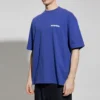 Camiseta con logotipo, corte mediano «Indigo» 612966TLVB34388