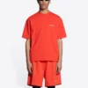 Camiseta con logotipo, corte mediano «Rojo brillante» 612966TMVF43168