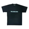Camiseta con logotipo difuminado «Negro azul» 661705TKVD51070
