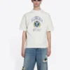 Camiseta con logotipo Varsity, corte mediano «Blanco» 612966TLV891375