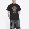 Camiseta con logotipo Varsity, corte mediano «Negro» 612966TLV891076