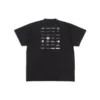 Camiseta con logotipos de Archives, oversize «Negro» 712398TNVQ71070
