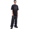 Camiseta con logotipos de Archives, oversize «Negro» 712398TNVQ71070