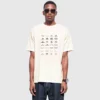 Camiseta con logotipos de archivo, oversize «Blanco» 712398TNVQ79784