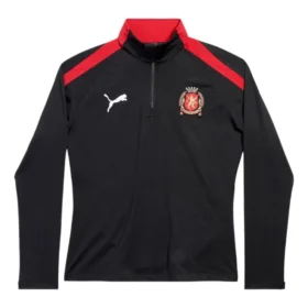 Camiseta con media cremallera de Balenciaga x Puma «Negro Rojo» 846996TTVB11076
