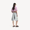 Camiseta corta para mujer «520 stickers» en rosa viejo/blanco