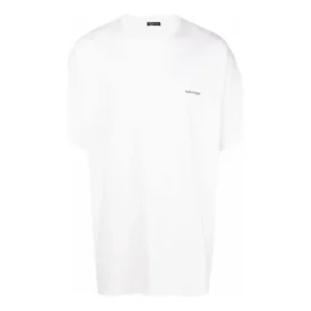 Camiseta de algodón con estampado de logo pequeño «Blanco» 556151TYK289000