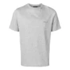 Camiseta de algodón con estampado de logo pequeño «Gris» 556151TYK281300