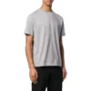 Camiseta de algodón con estampado de logo pequeño «Gris» 556151TYK281300