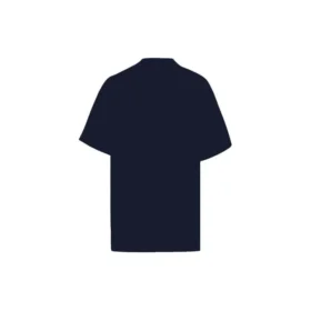 Camiseta de algodón con estampado del logotipo universitario «Negro» 676589TLV898067