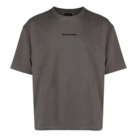 Camiseta de algodón con logotipo bordado «Gris» 612966TNVG91300